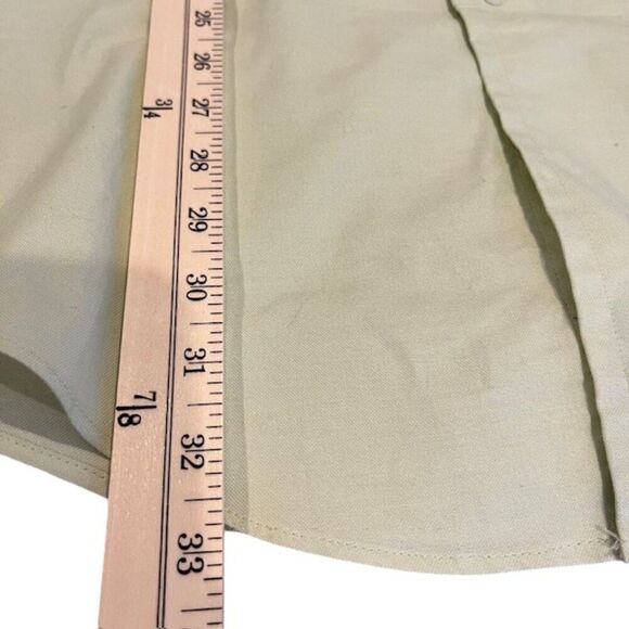 Nautica Men's Vintage Oxford Light Green Button Down Shirt Size 16 1/2 32-33 - Picture 8 of 9